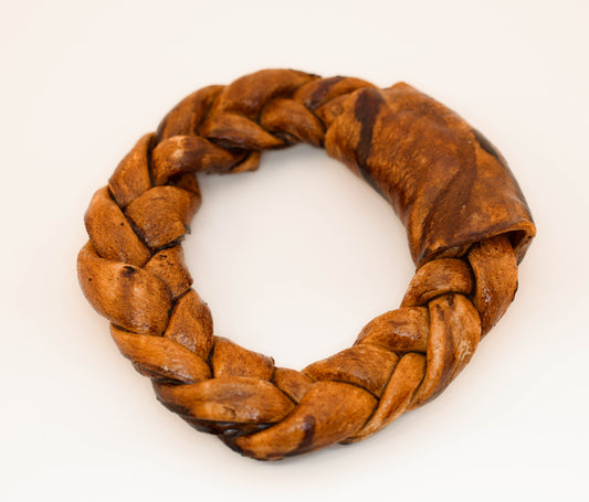 Peanut Butter Braided Wreaths